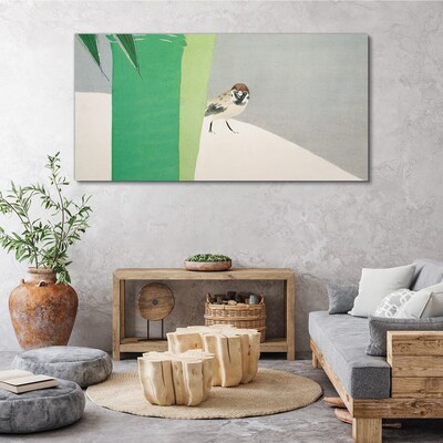 Vászonkép Szárnyas barát a zöldben