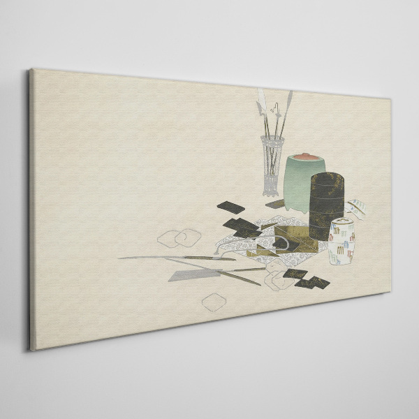 Vászonkép Minimalista kompozíció kerámiával