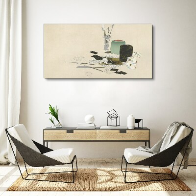 Vászonkép Minimalista kompozíció kerámiával