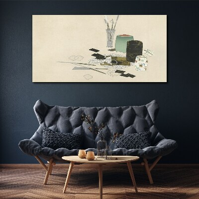 Vászonkép Minimalista kompozíció kerámiával