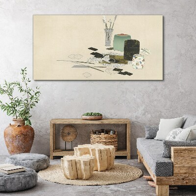 Vászonkép Minimalista kompozíció kerámiával