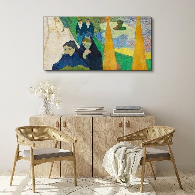 Vászonkép Szomorúság és tükröződés a tájban