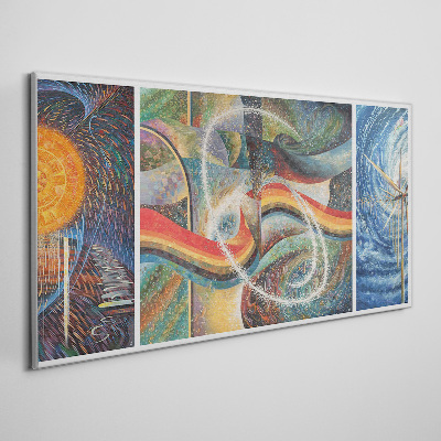 Vászonkép A színek mozgása és harmóniája