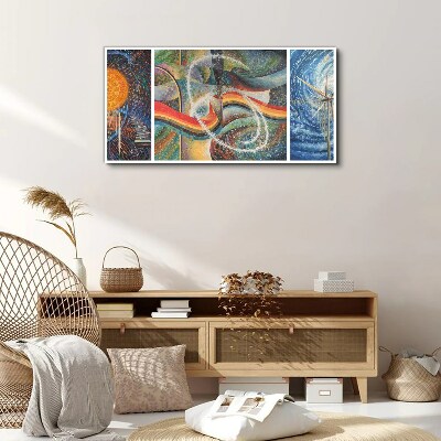 Vászonkép A színek mozgása és harmóniája