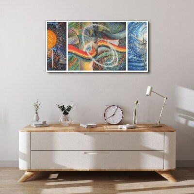 Vászonkép A színek mozgása és harmóniája