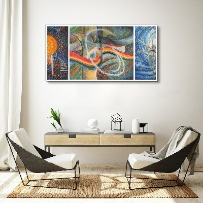 Vászonkép A színek mozgása és harmóniája