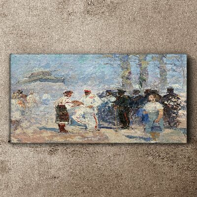 Vászonkép Találkozás vidéken