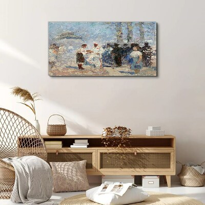 Vászonkép Találkozás vidéken