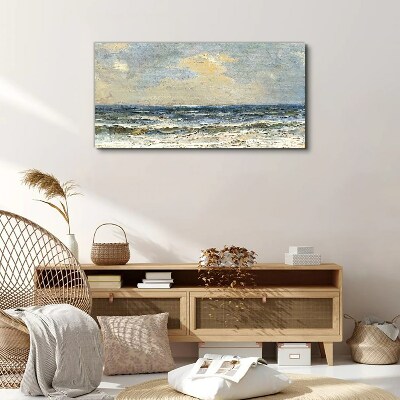 Vászonkép Nyugodt tenger egy nyári napon