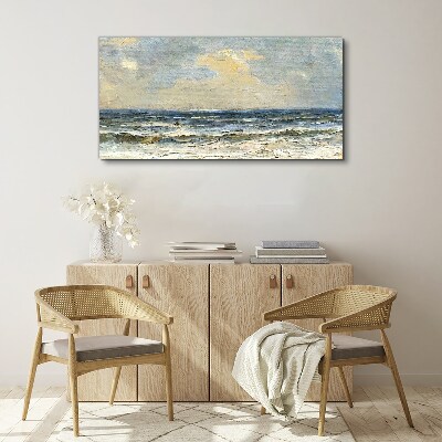 Vászonkép Nyugodt tenger egy nyári napon