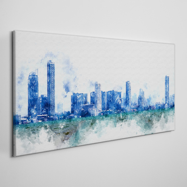 Vászonkép Az ég a város felett