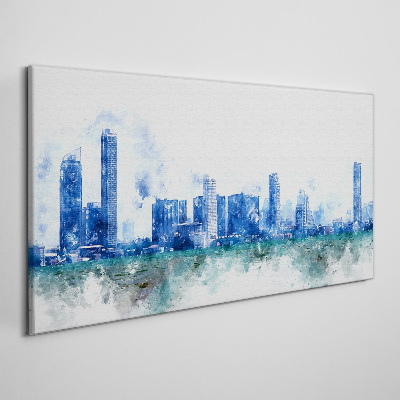 Vászonkép Az ég a város felett