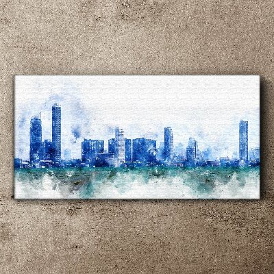 Vászonkép Az ég a város felett