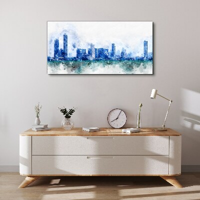 Vászonkép Az ég a város felett