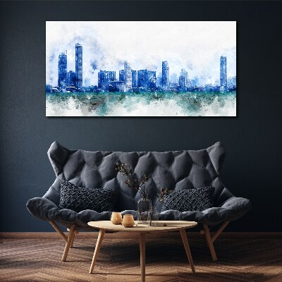 Vászonkép Az ég a város felett