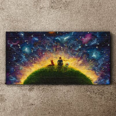 Vászonkép Űrutazás a napfényben