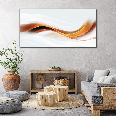 Vászonkép Meleg tónusok hullámai