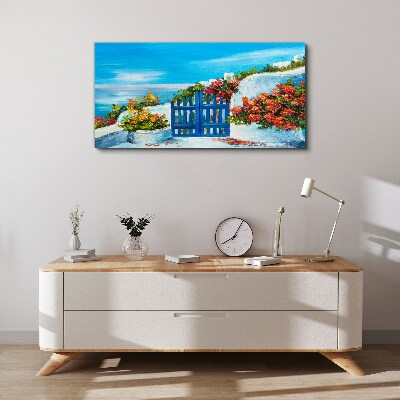 Vászonkép Kapu a paradicsomba