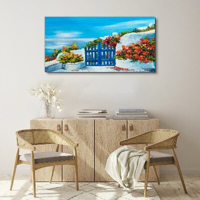 Vászonkép Kapu a paradicsomba