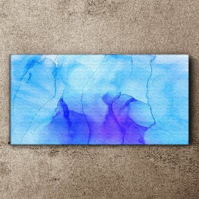 Vászonkép Kék és lila hullámai