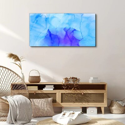 Vászonkép Kék és lila hullámai