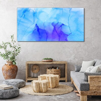 Vászonkép Kék és lila hullámai