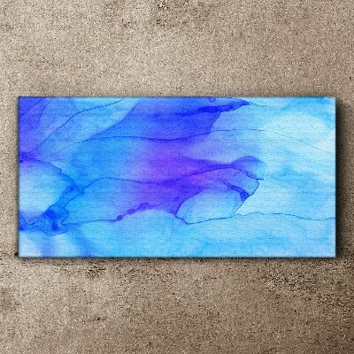 Vászonkép Kék árnyalatok hullámai