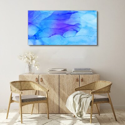 Vászonkép Kék árnyalatok hullámai