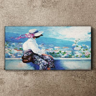 Vászonkép Nyári reggelről álmodik