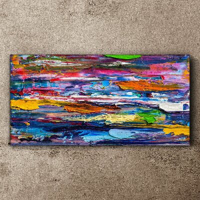 Vászonkép Színes absztrakt táj