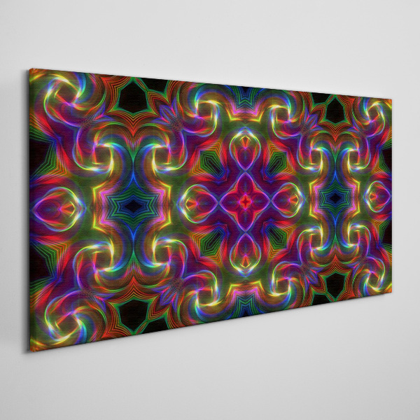 Vászonkép Világos minták színes mozaikja