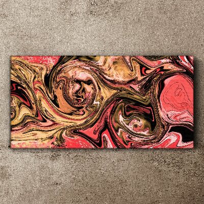 Vászonkép Absztrakt kavarog a rózsaszín árnyalataiban