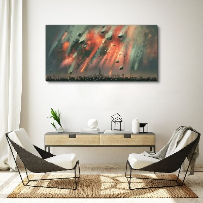 Vászonkép Apokaliptikus városkép