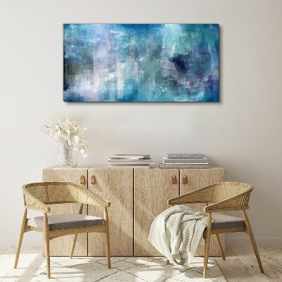 Vászonkép Absztrakt színjáték, kék tónusokkal