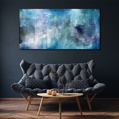 Vászonkép Absztrakt színjáték, kék tónusokkal