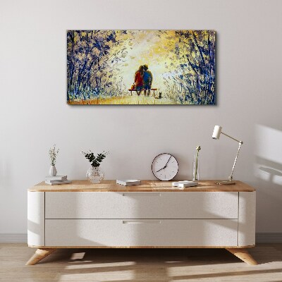 Vászonkép Szerelem a szélben