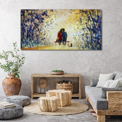 Vászonkép Szerelem a szélben