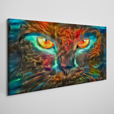 Vászonkép Mystery Cat Eyes