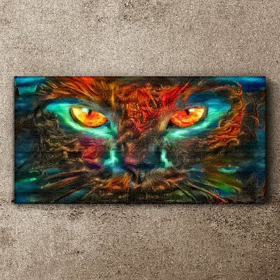 Vászonkép Mystery Cat Eyes