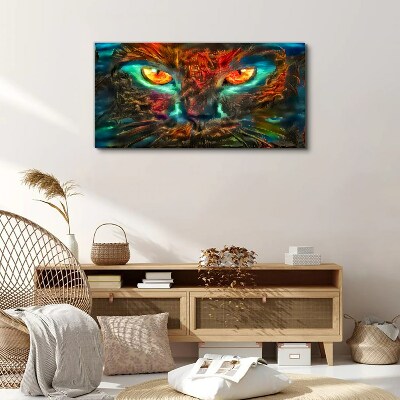 Vászonkép Mystery Cat Eyes