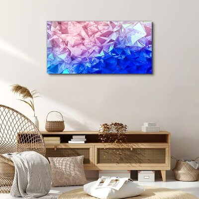Vászonkép A jég kaleidoszkópos árnyalatai