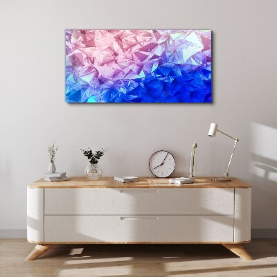 Vászonkép A jég kaleidoszkópos árnyalatai