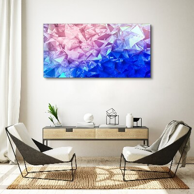 Vászonkép A jég kaleidoszkópos árnyalatai