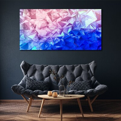 Vászonkép A jég kaleidoszkópos árnyalatai