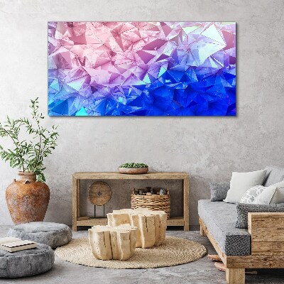 Vászonkép A jég kaleidoszkópos árnyalatai