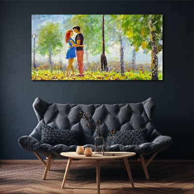 Vászonkép Szerelem a zöldek között