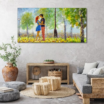 Vászonkép Szerelem a zöldek között