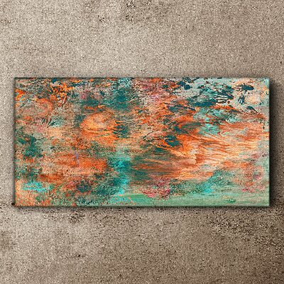 Vászonkép Absztrakt táj a tűz színeiben