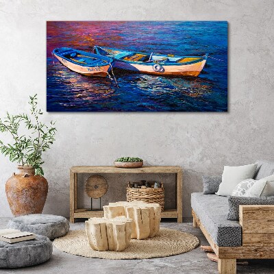 Vászonkép Békés kikötő az álmok színében