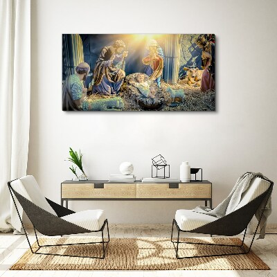 Vászonkép Jézus születésének jelenete